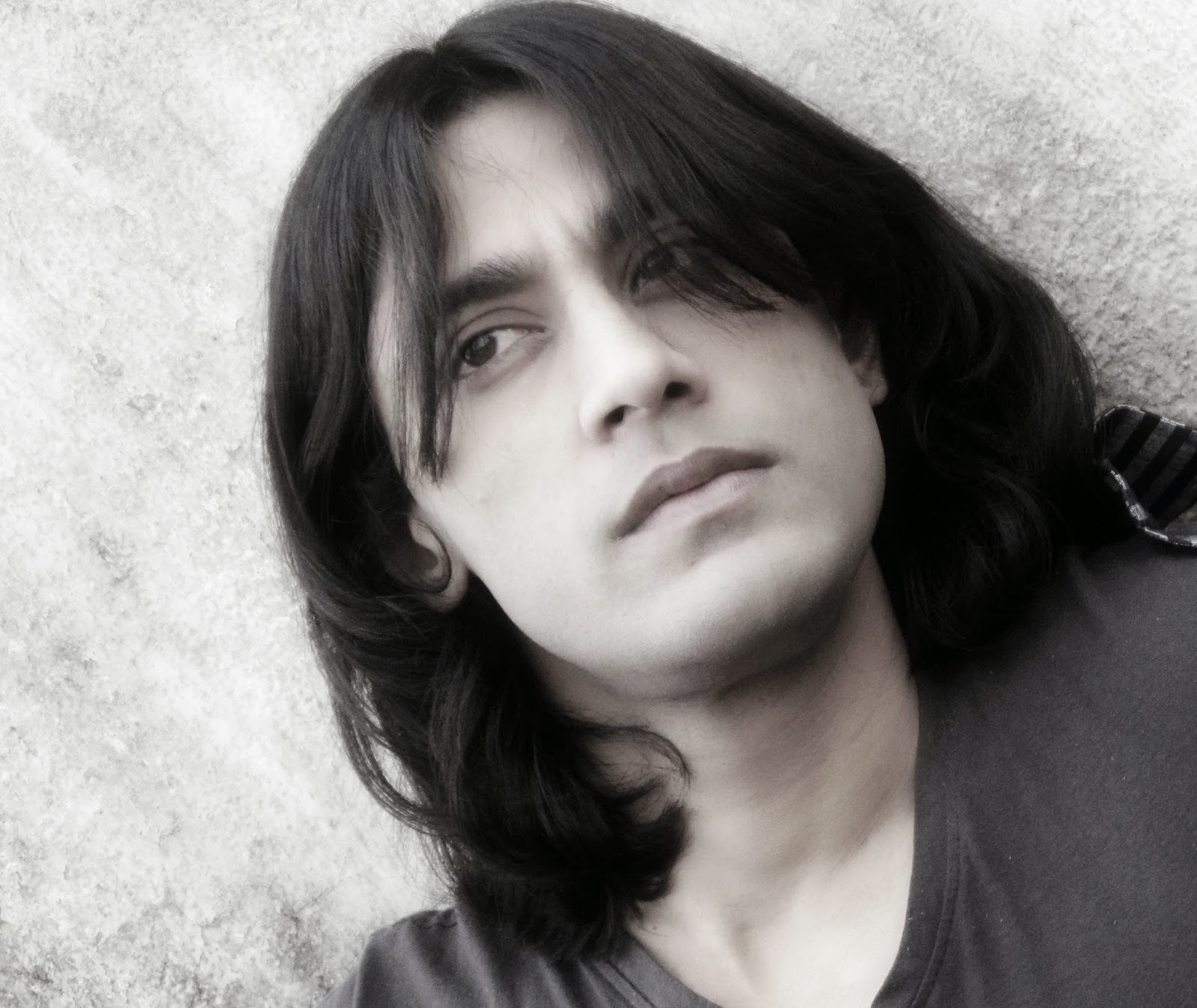 Rajkumar Patra Long Hairstyle fashion &amp; attractive eye expression