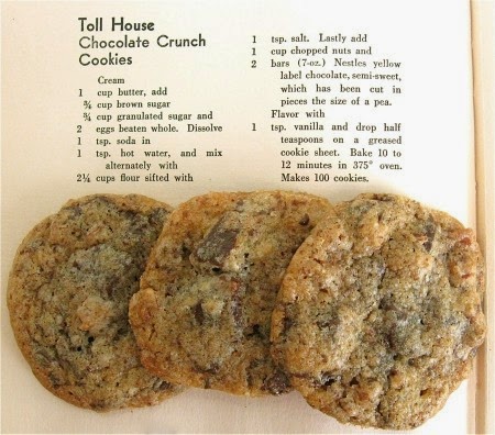 20 recipes for your christmas cookie exchange party Grandma's Vintage Recipes: TOLL HOUSE COOKIES