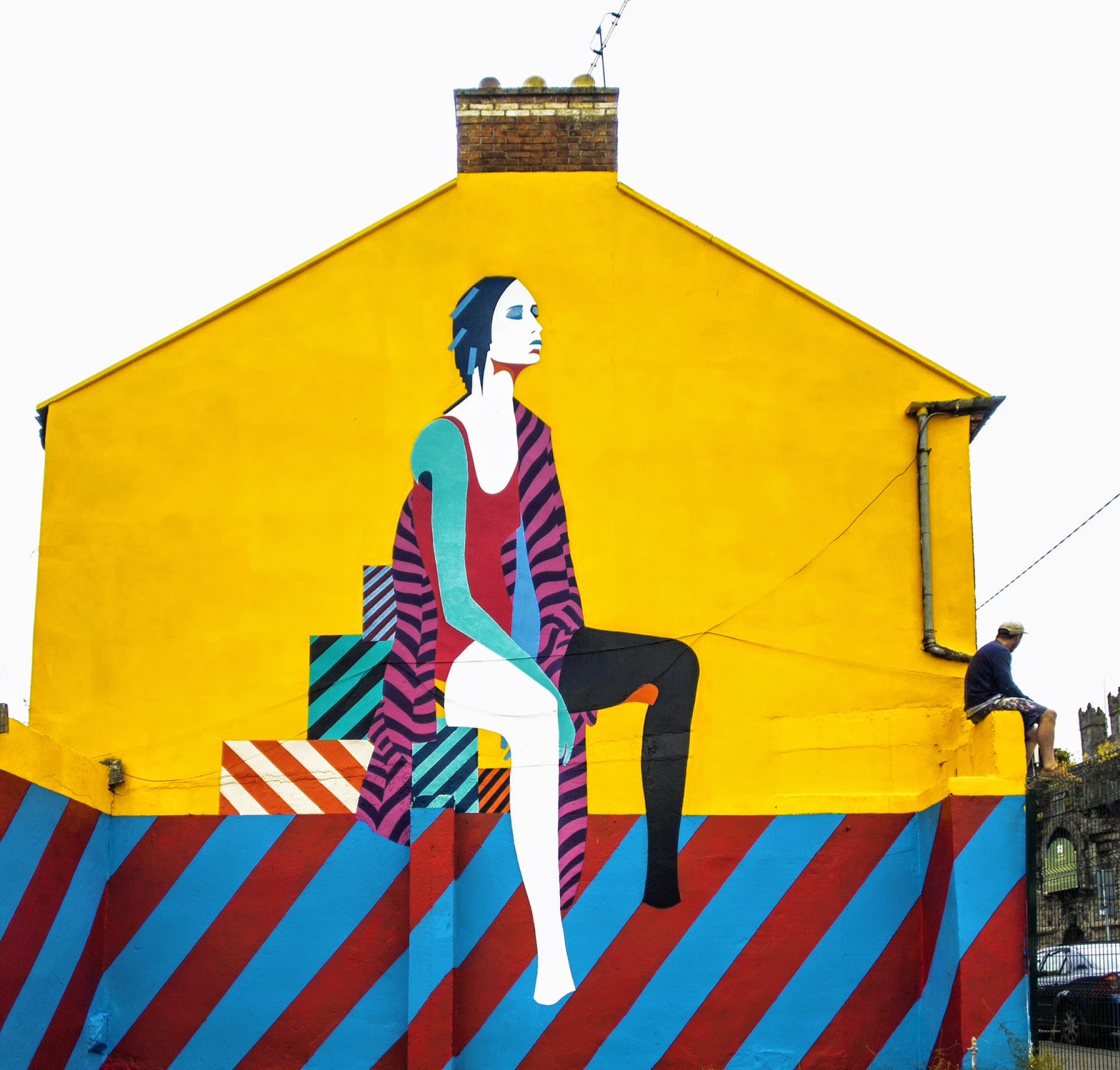 Maser is still in Ireland where he was invited to paint this new piece somewhere on the streets of Limerick City.
