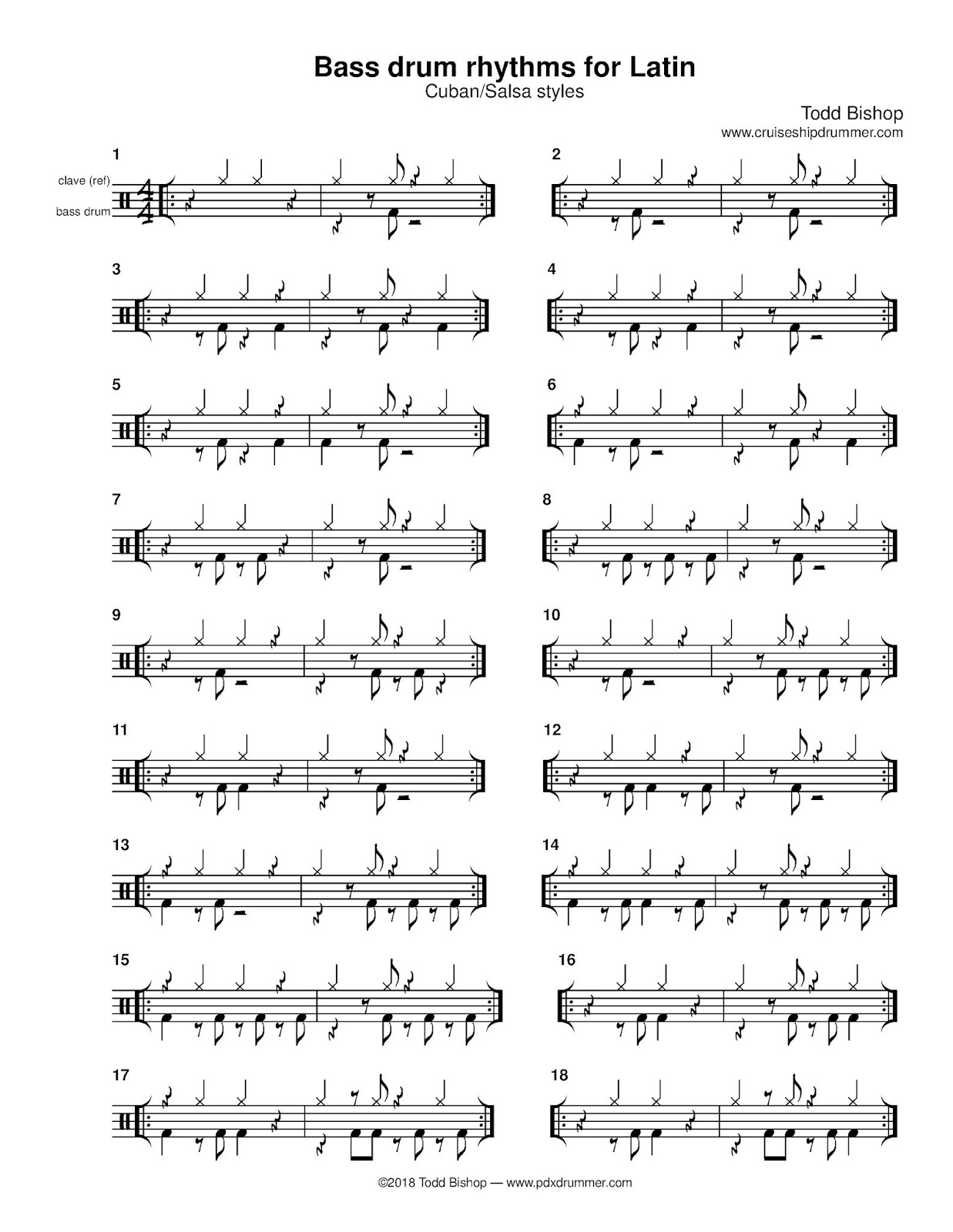 Celtic rhythmic patterns drums qleroero