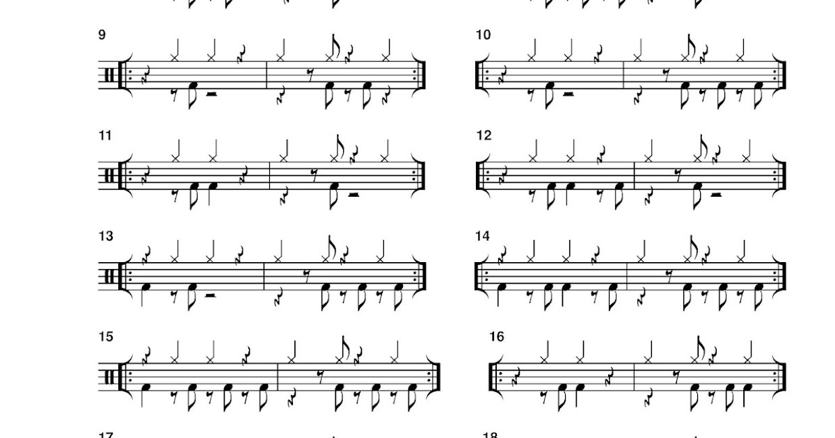 Cruise Ship Drummer! Bass drum rhythms for Latin