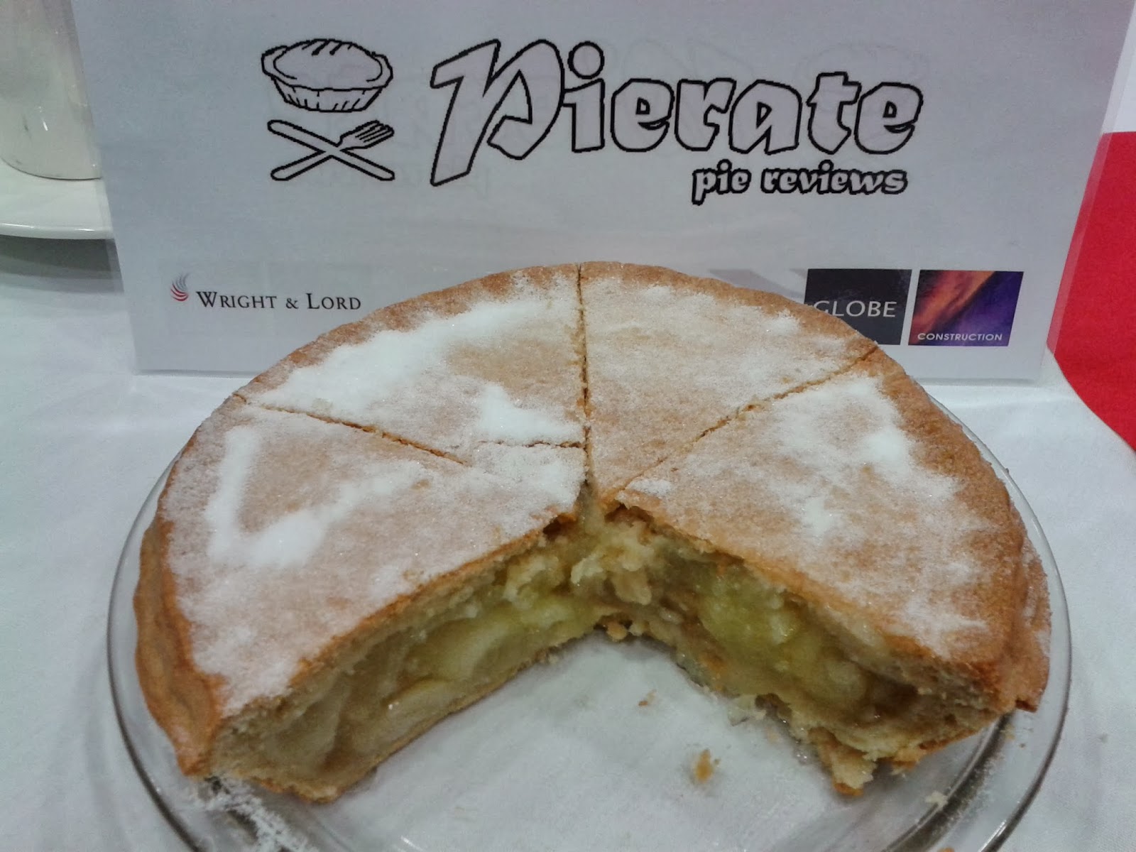 Pierate Pie Reviews Morecambe FC Apple Pie scores at half time