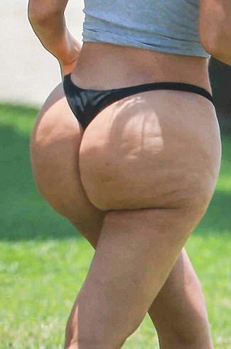 Kim kardashian thong