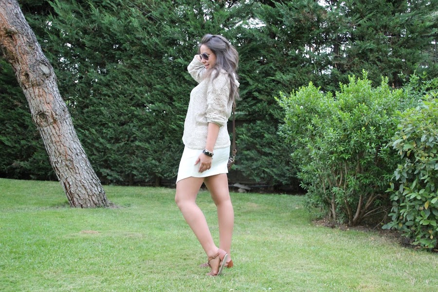 DIY Costura de falda de picos.