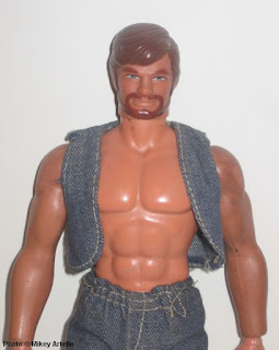 action man doll with beard