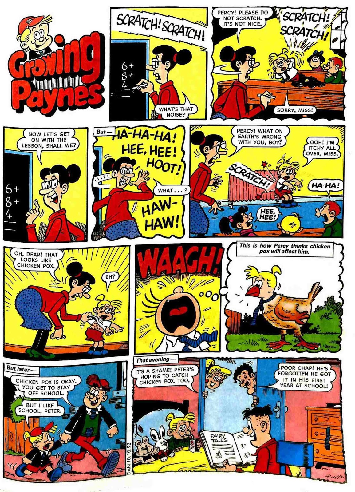 Oldfashioned Comics Growing Paynes strip UK Comics Archive Compilation
