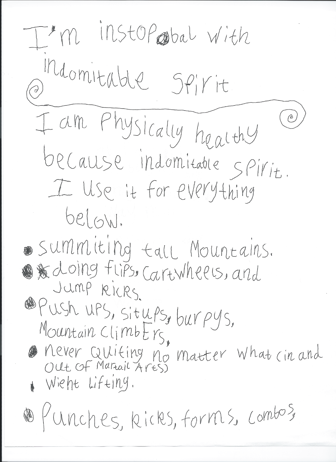 Indomitable spirit taekwondo meaning picture