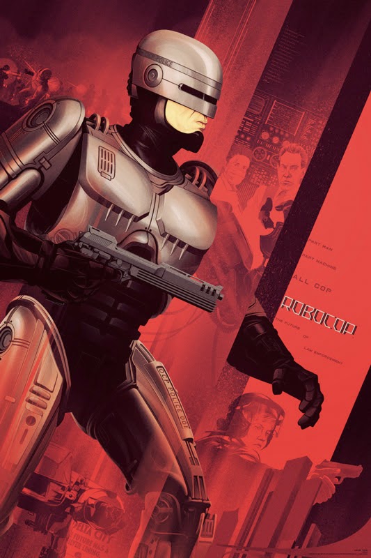 RoboCop Standard Edition Screen Print by Kevin Tong