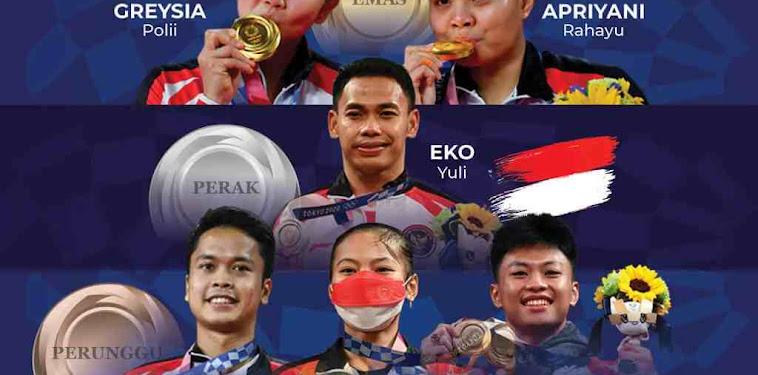 Infografik: RI Bawa Pulang 5 Medali Olimpiade 2020 Infografik: RI Bawa Pulang 5 Medali Olimpiade 2020