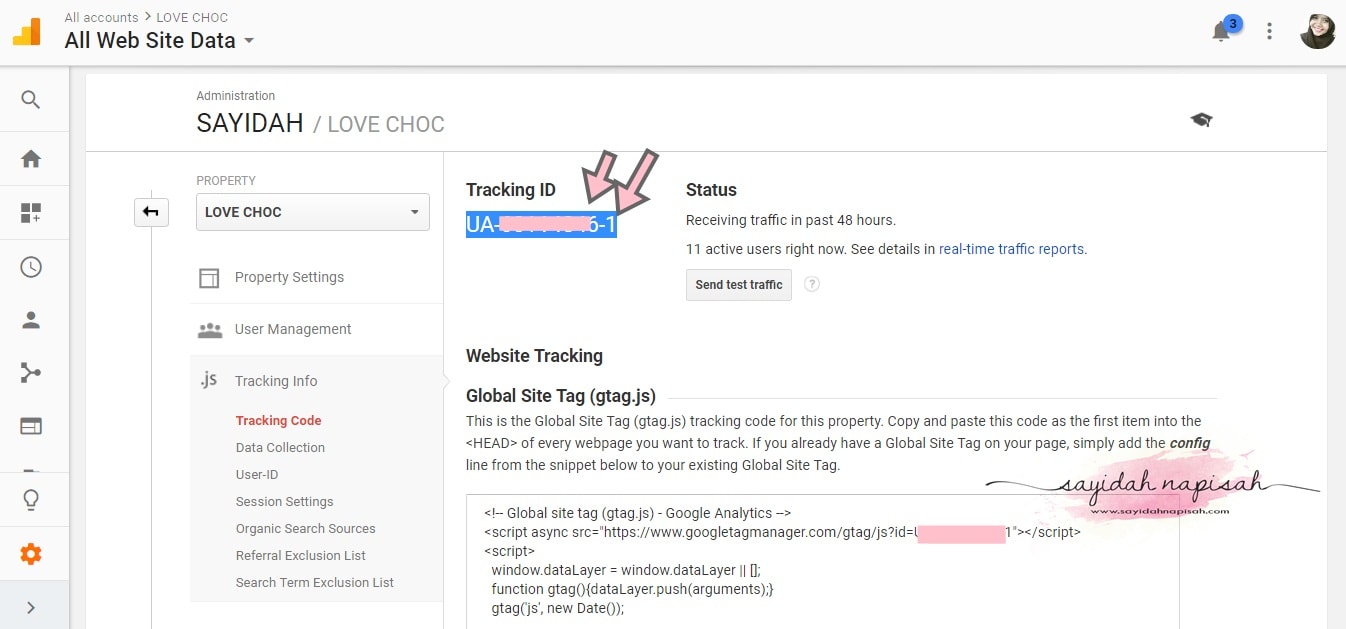 Tutorial Google Analytics: Cara Masukkan Tracking Code & Tracking ID Ke Dalam Blog