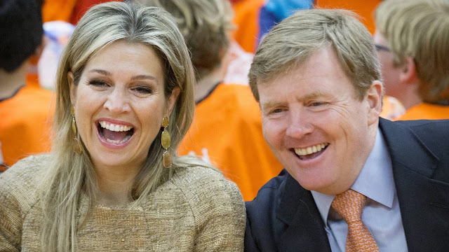 King Willem Alexander of the Netherlands and Queen Maxima of the Netherlands attend the opening of the King’s Games 2015 (Koningsspelen 2015) in Leiden.