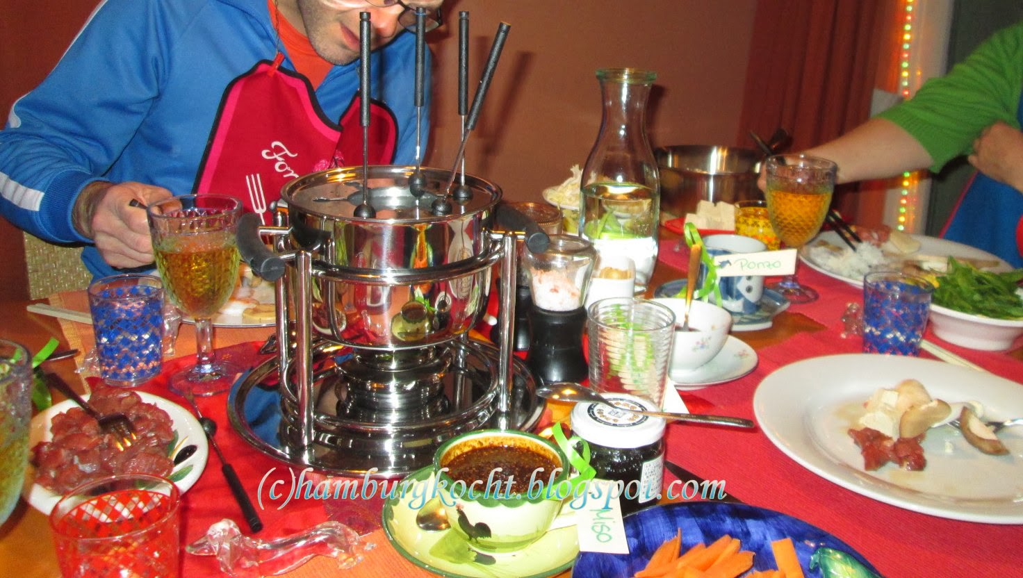 Hamburg kocht! Fondue im Shabu ShabuStil und Verkostung der neuen
