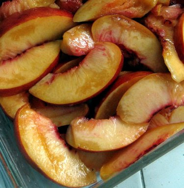 nectarine cobbler