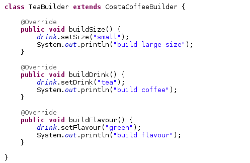 Java-Latte: Builder Design Pattern in Java