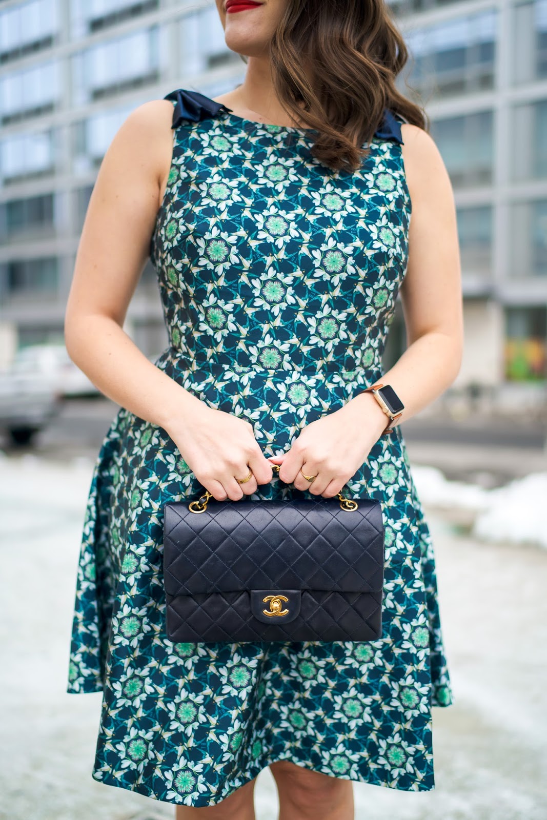 Kaleidoscope Fit & Flare Dress | Connecticut Fashion and Lifestyle Blog ...