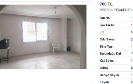 Mersin Kiralık Daire