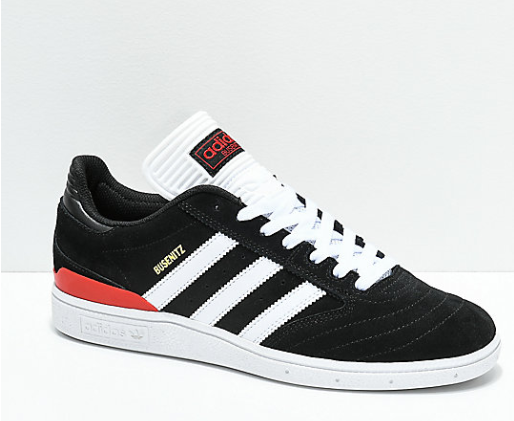 adidas busenitz black white