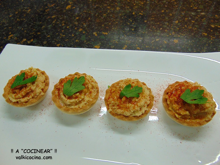 Canapés variados fríos