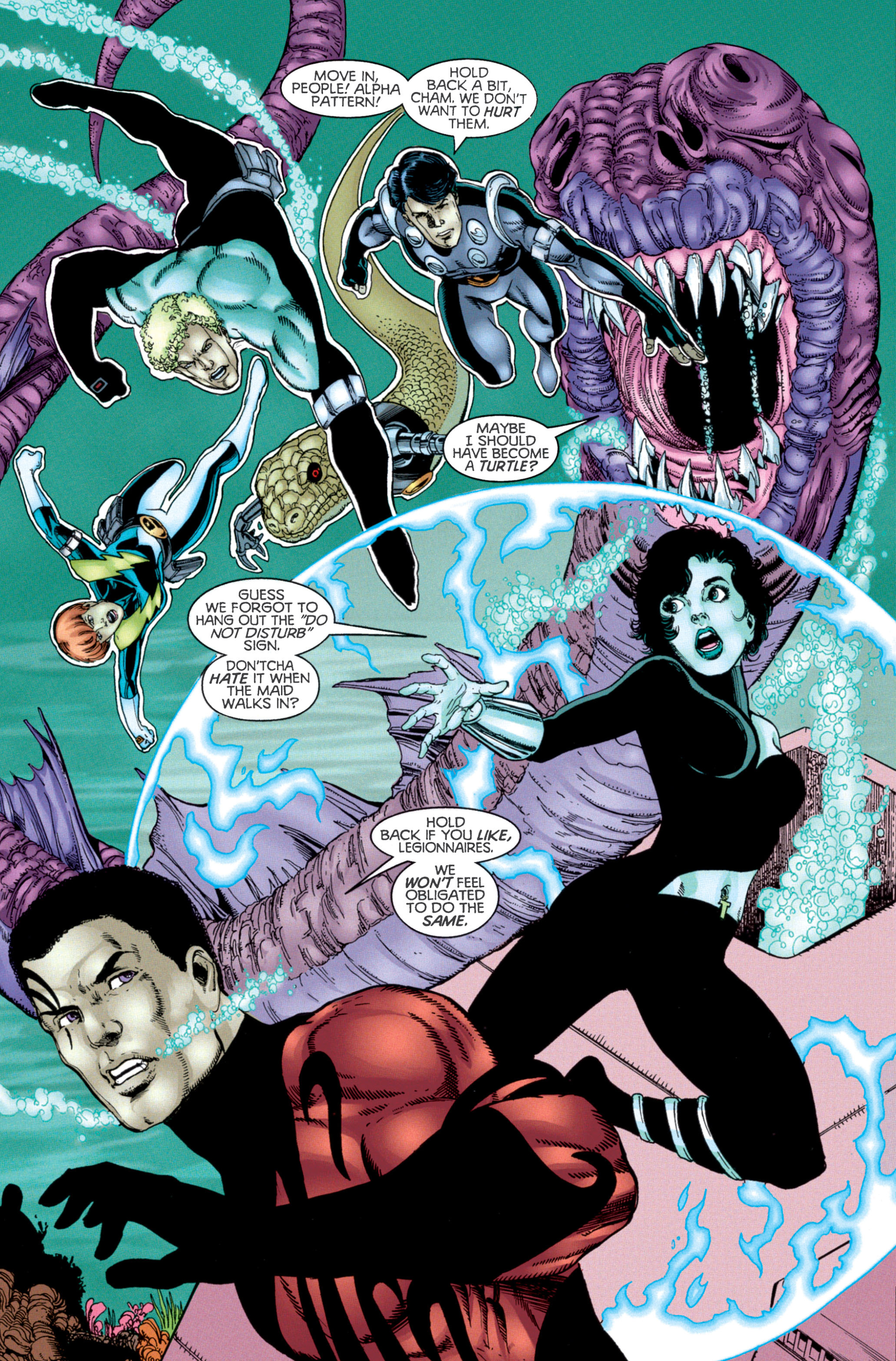 Read online Titans/Legion of Super-Heroes: Universe Ablaze comic -  Issue #2 - 25