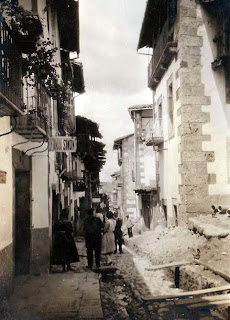 Candelario Salamanca obras en la calle Mayor en 1932