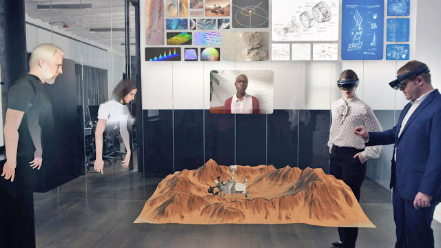 FaceTime and Mars Mission in AR-3D? Spatial's AR platform, Collaborate from anywhere in AR