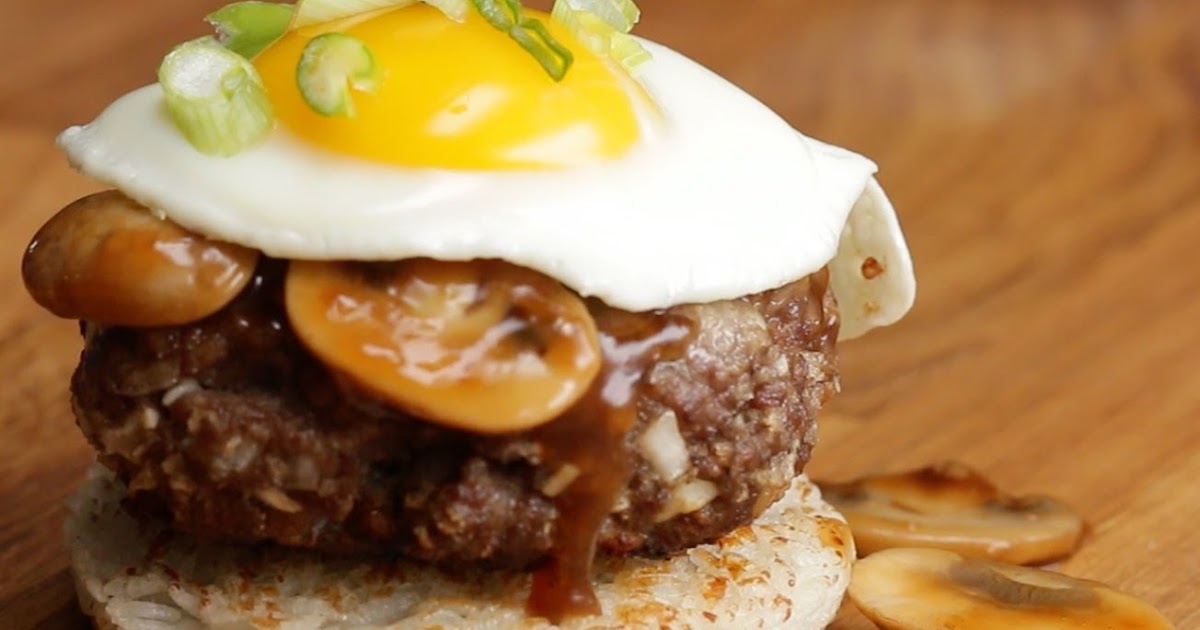 Sofrito In My Soul A Spoonful of Sofrito Loco Moco Rice Burger