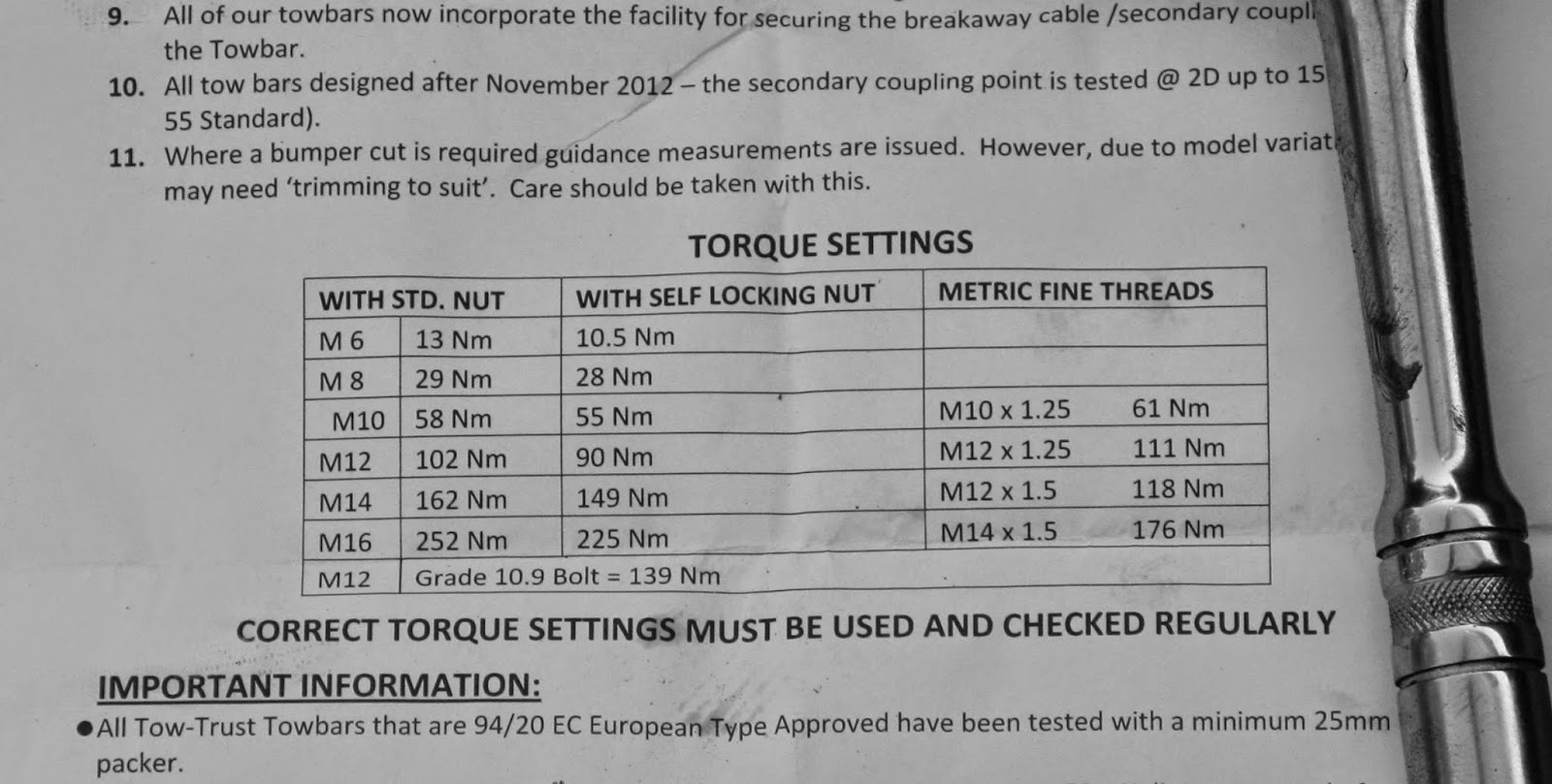 DiscoverThat Journal Fitting a Tow Bar to a Discovery 2