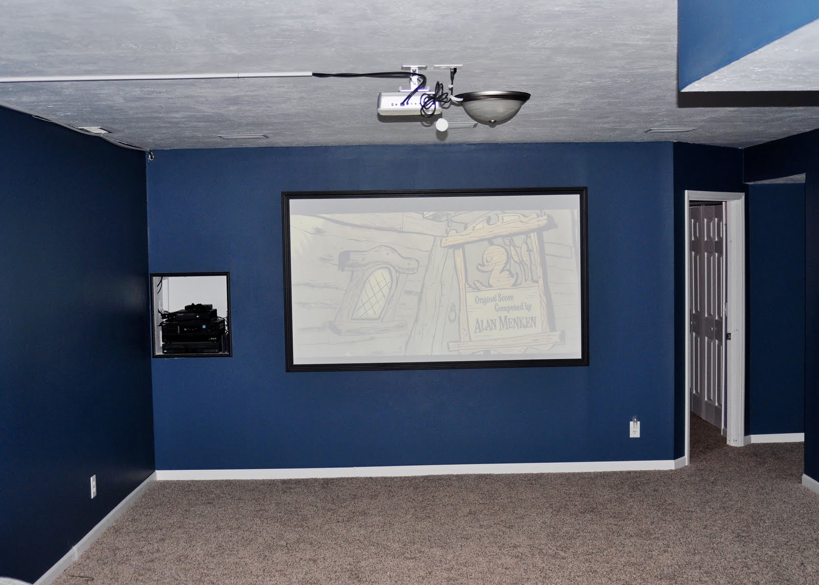 7940 Colby St. Home for Sale Theater Room {Home for sale by owner