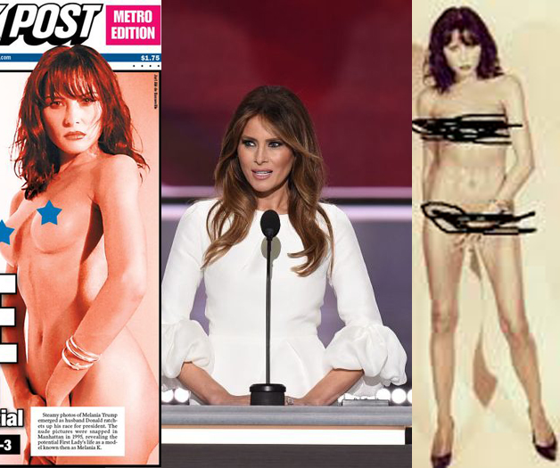 Melania Trump nackt, Melania Trump topless, nude photo shoot, girl-on-girl ...
