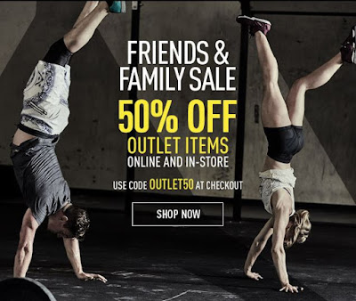 reebok friends and family sale