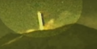 Cigar Shaped UFO Flies Right Into A Volcano!