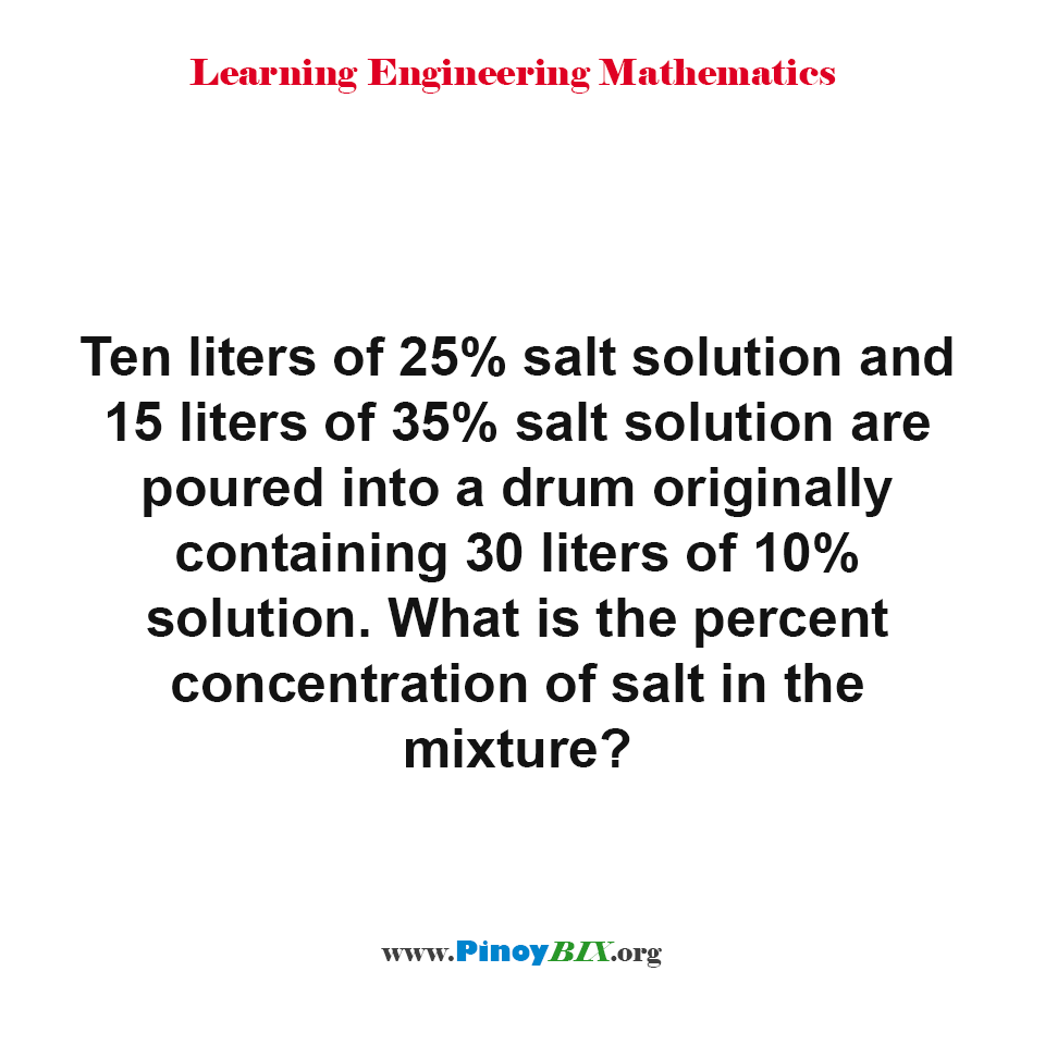 salt concentration measurement salt concentration measurement