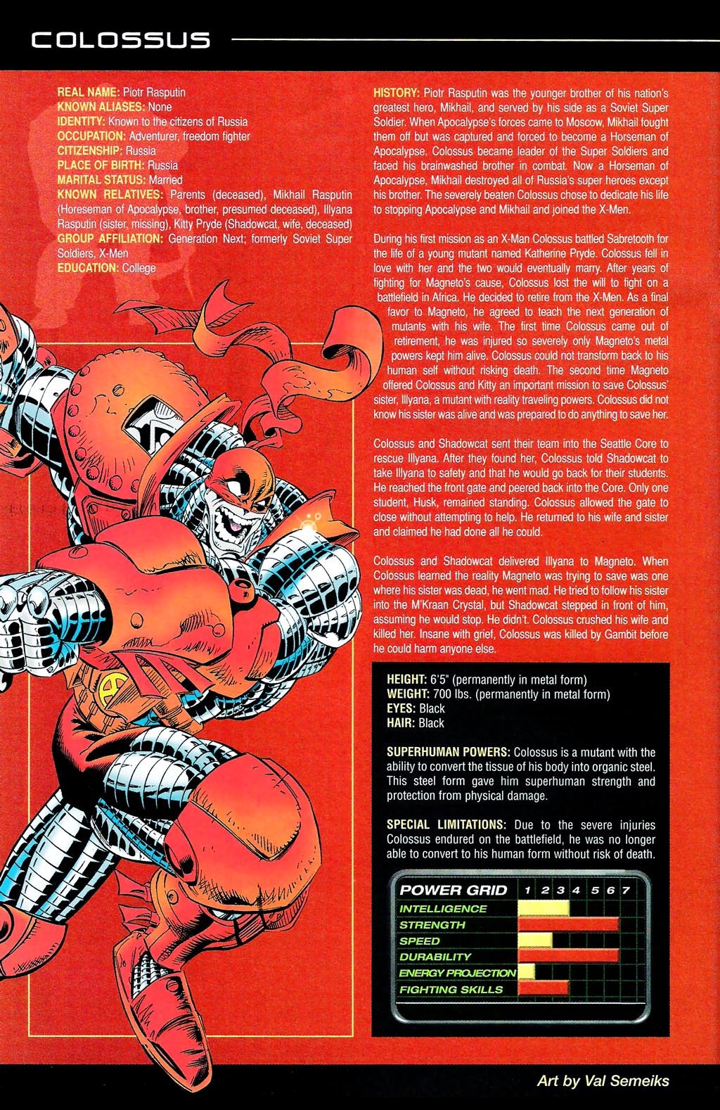 Read online Official Handbook of the Marvel Universe: X-Men Age of Apocalypse 2005 comic -  Issue # Full - 16