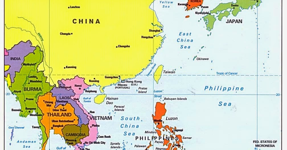 Namanama Ibukota Negara di Asia Tenggara
