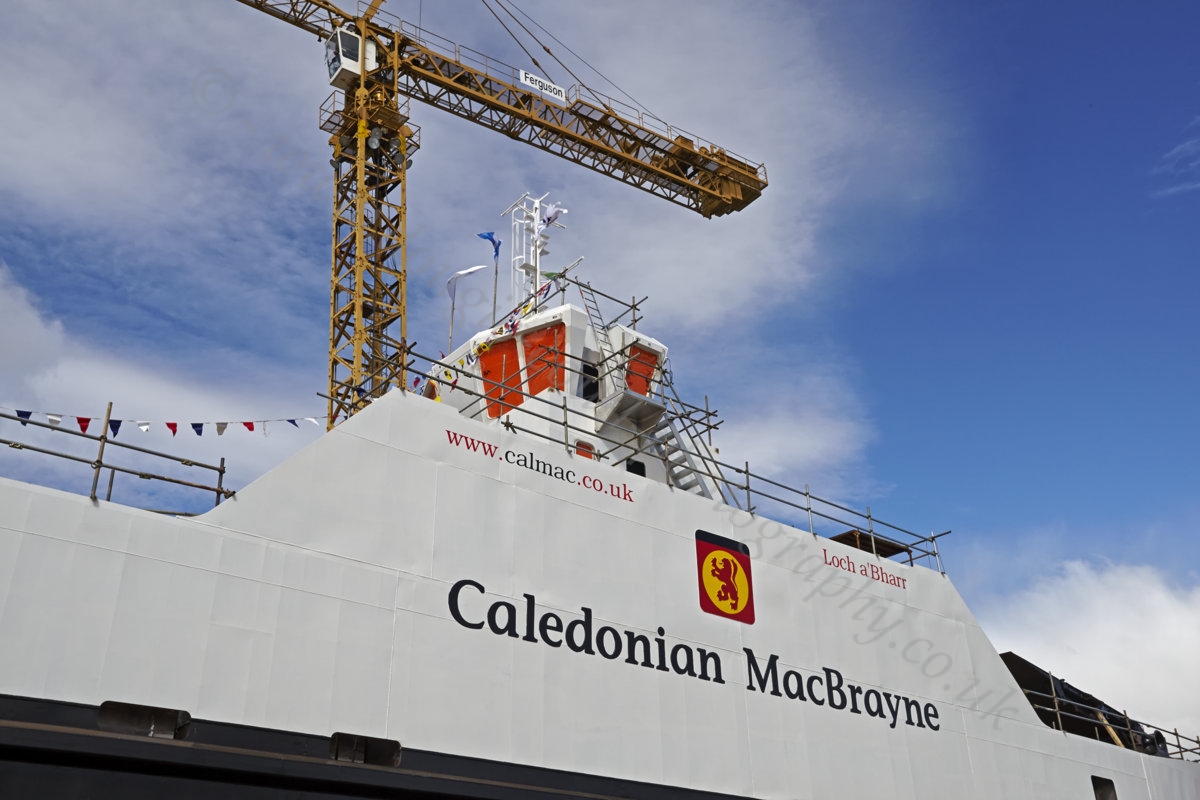 Dougie Coull Photography MV Lochinvar Launch at Ferguson Shipbuilders