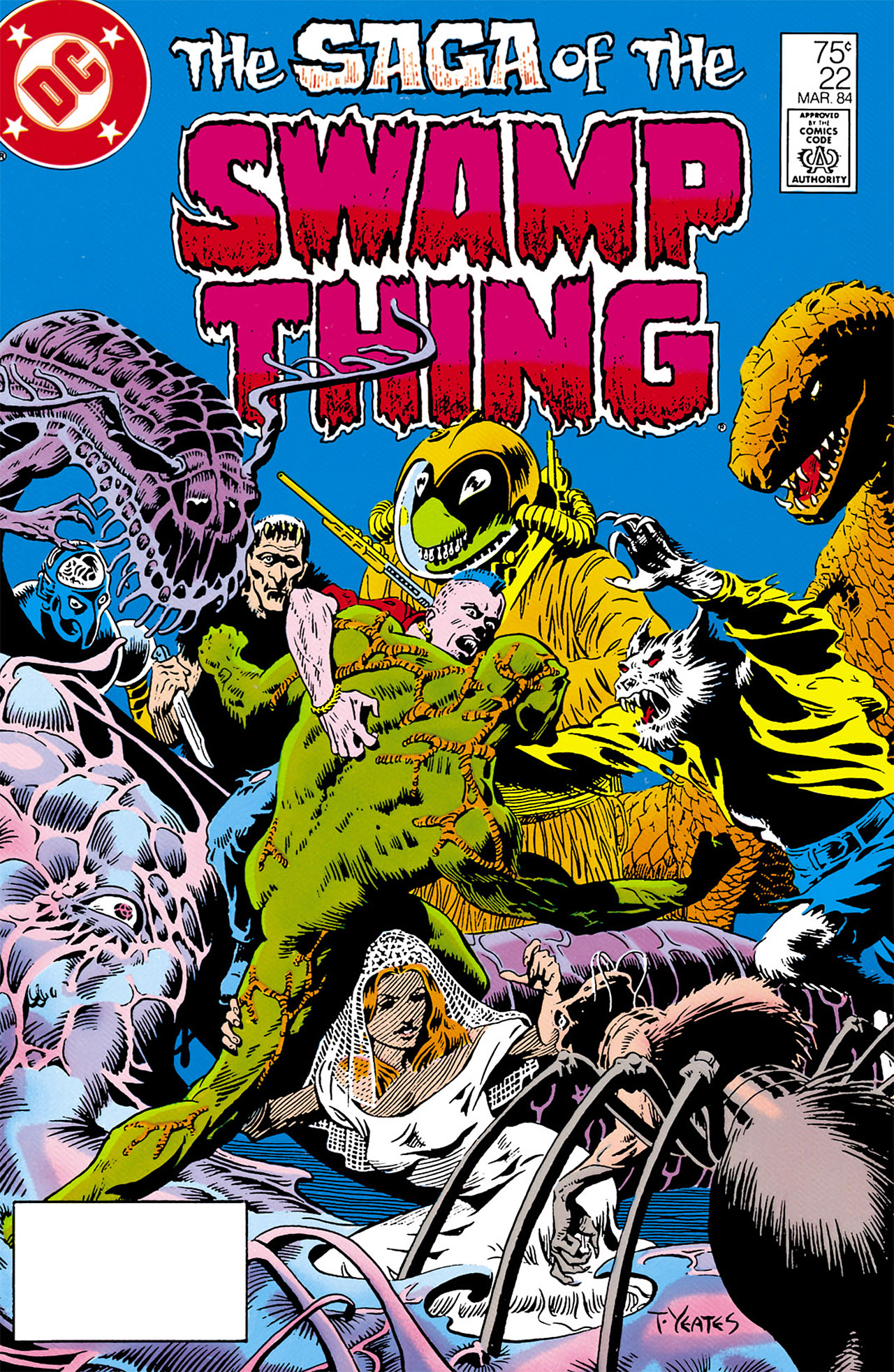 Read online Swamp Thing (1982) comic -  Issue #22 - 1