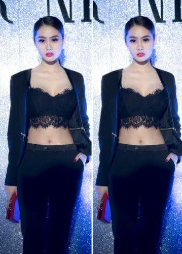 Sao Viet dua ve goi cam voi croptop ren - Anh 11