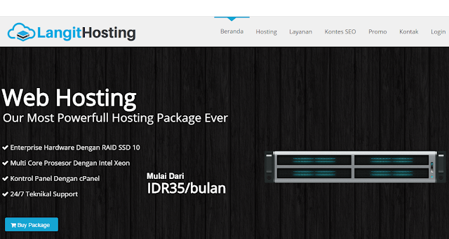 langit hosting web hosting murah