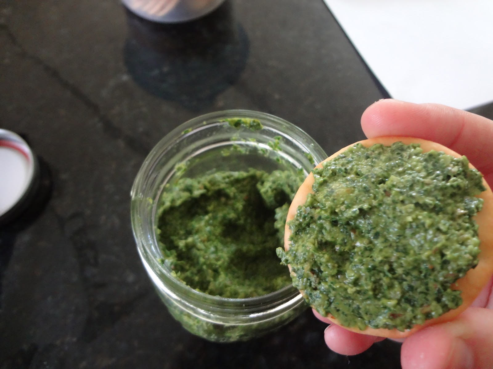 Bella Blue Jungle Kale or Swiss Chard Veggie Spread Recipe