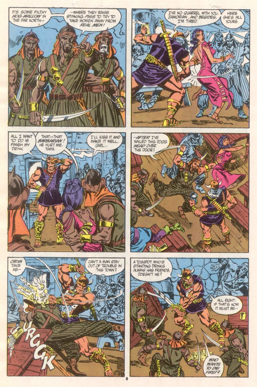 Read online Conan the Barbarian (1970) comic -  Issue #241 - 7