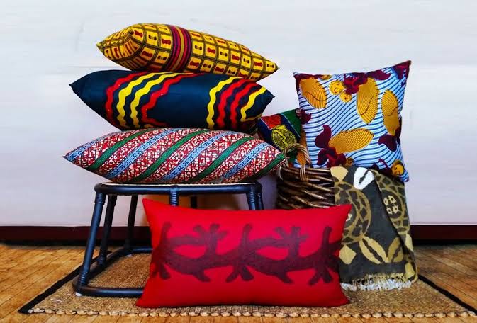 ankara throw pillows