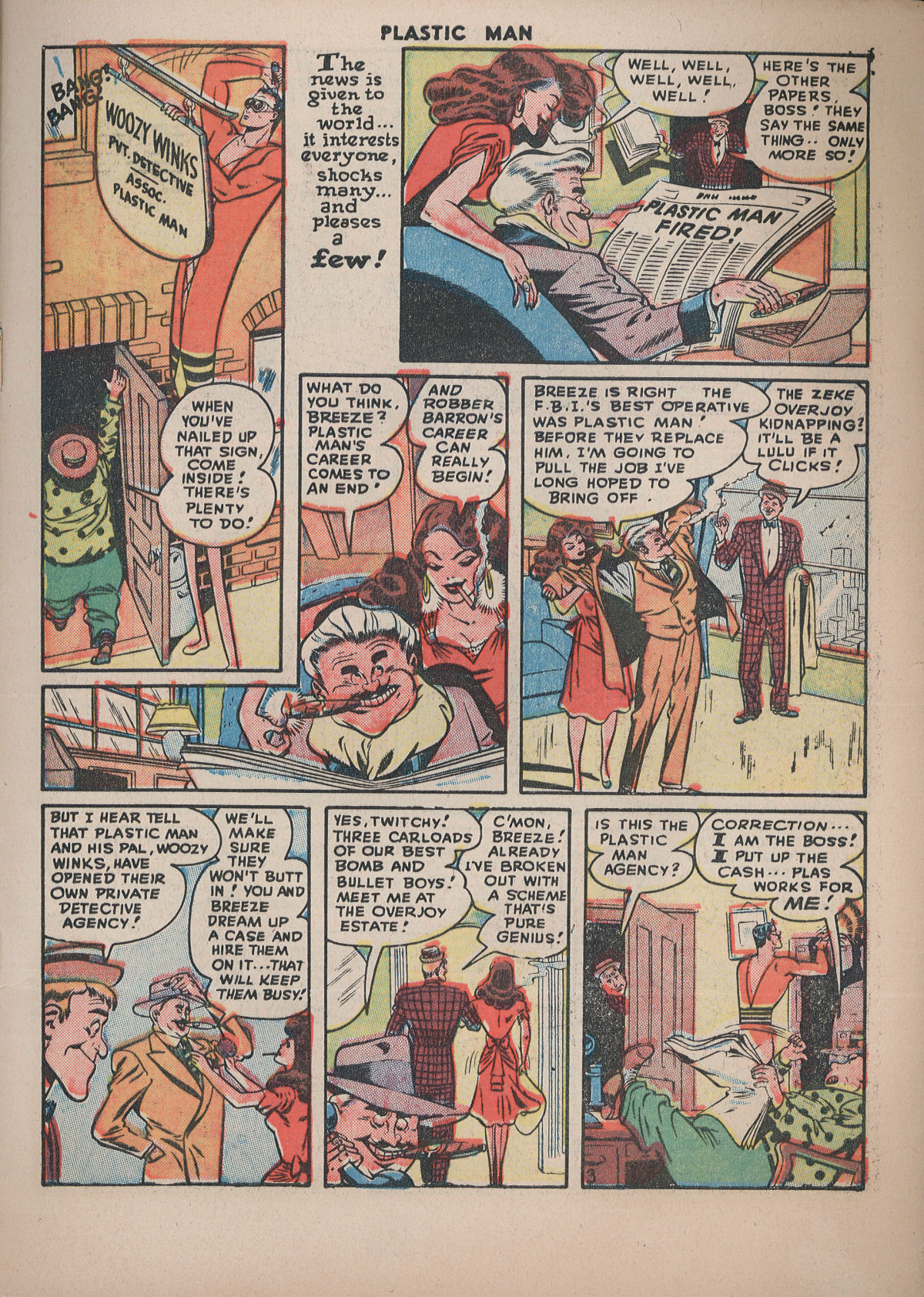 Read online Plastic Man (1943) comic -  Issue #11 - 5