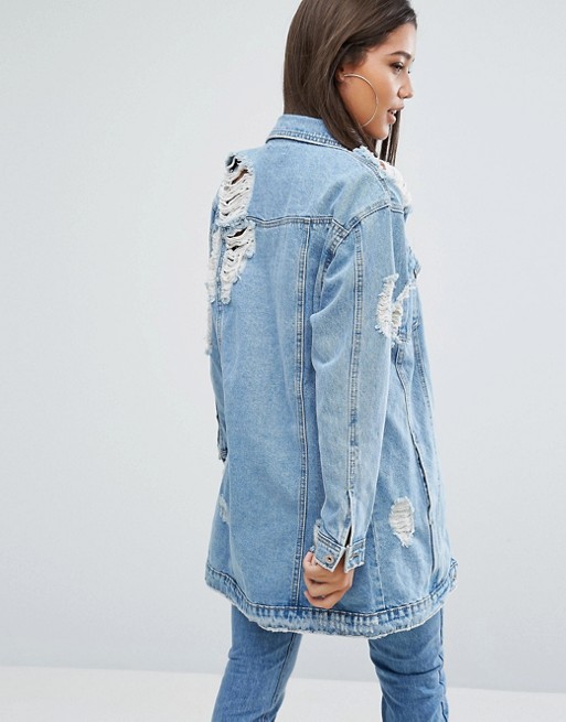 barbie denim jacket missguided