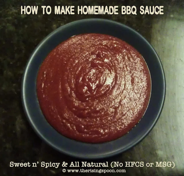 How to Make Homemade BBQ Sauce | www.therisingspoon.com