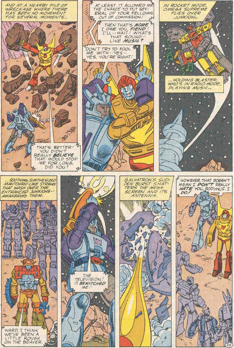 Read online The Transformers (1984) comic -  Issue #43 - 21