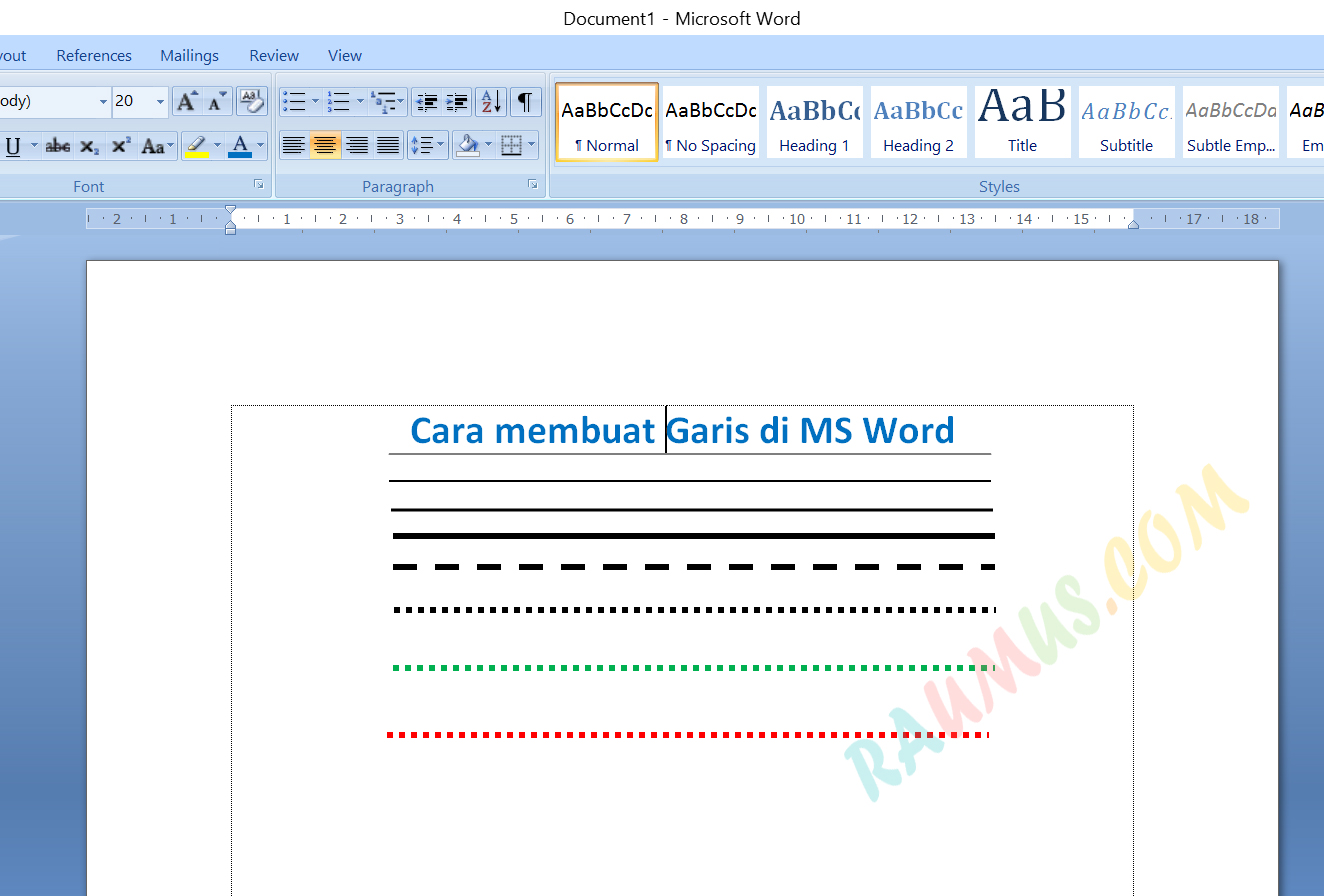 Cara Ganti Ketebalan Garis Border Text Box Object Shape Di Ms Word 2010