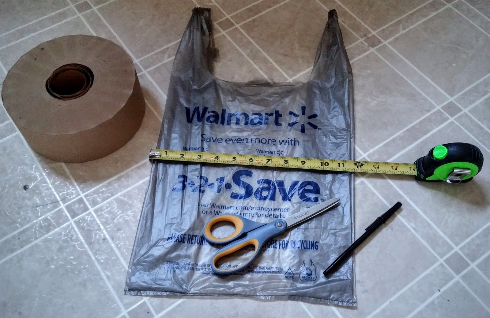 How to make a nice looking garbage can out of a cardboard box