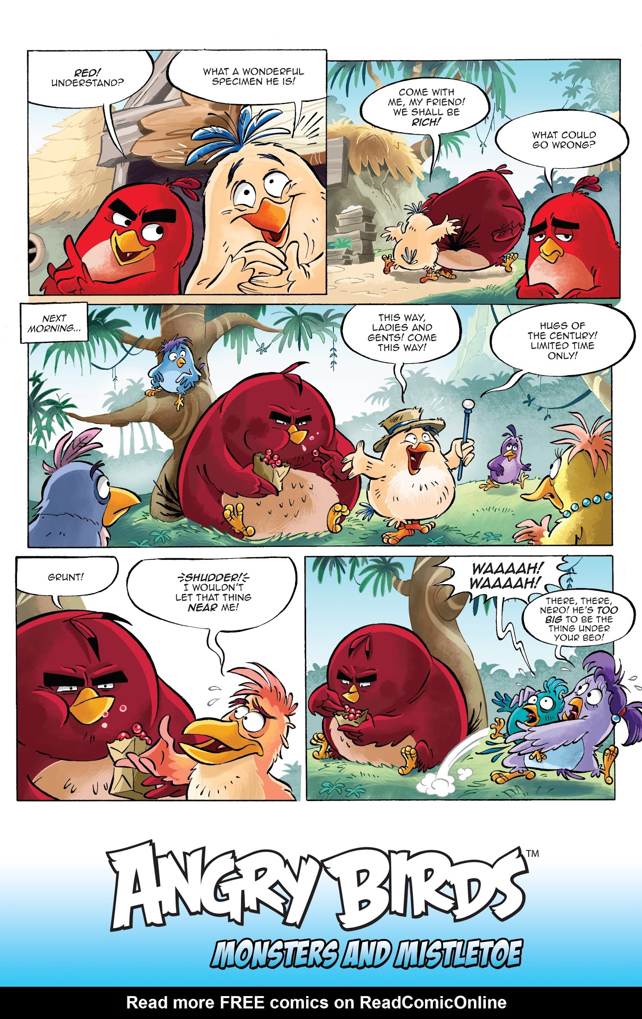 Read online Angry Birds Comics Quarterly comic -  Issue # Issue Monsters and Mistletoe - 15