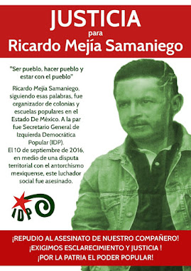 Ricardo Mejía Samaniego. Presente.