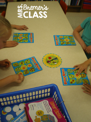 Math center activities for Kindergarten students